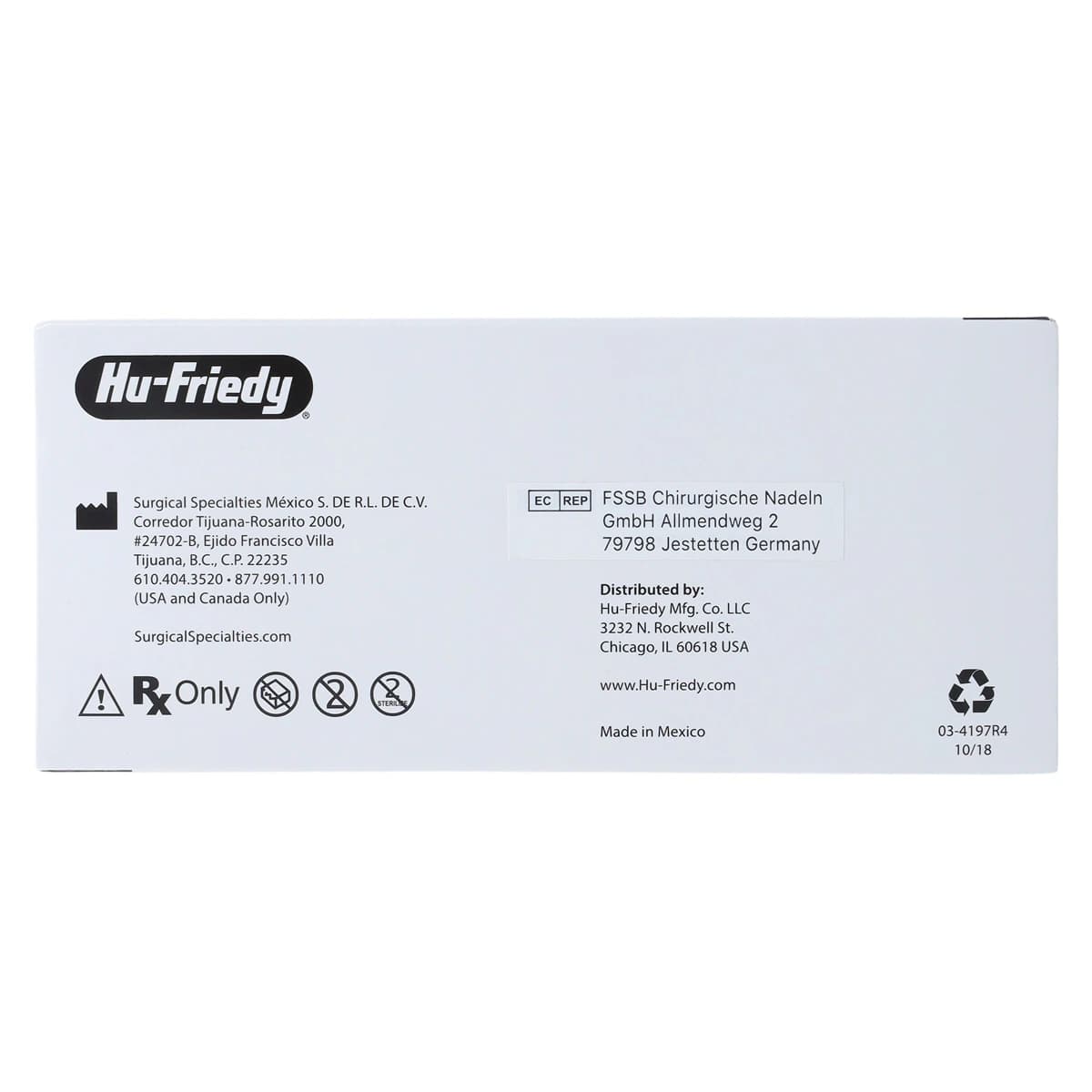 Hu-Friedy Perma Sharp Plain Gut Absorbable Suture, 5-0, C-3 Premium Reverse Cutting Needle, 3/8 Circle, 18", PSN686A, 12/Box thumbnail 4
