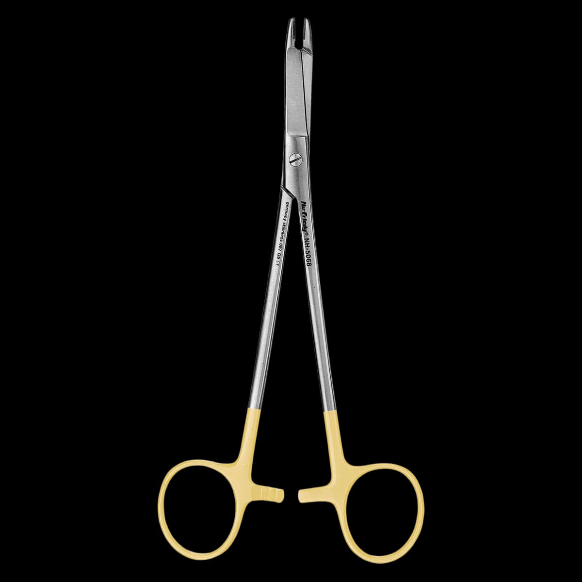 Hu-Friedy Olsen-Hegar Perma Sharp Needle Holder/Scissors, 17 cm (6-3/4"), Tungsten Carbide, NH5068 - Needle Holder – Olsen-Hegar Perma Sharp® 17 cm/6.75" - Needle Holder – Olsen-Hegar Perma Sharp® 17 cm/6.75" - Image 1