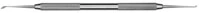 Hu-Friedy Cleoid-Discoid Carver, Double-Ended, 4/5, #6 Satin Steel Handle, CD4/56 - Carvers - Cleoid-Discoid Double-Ended - 4/5 - #6 Satin Steel&reg; - Image 1