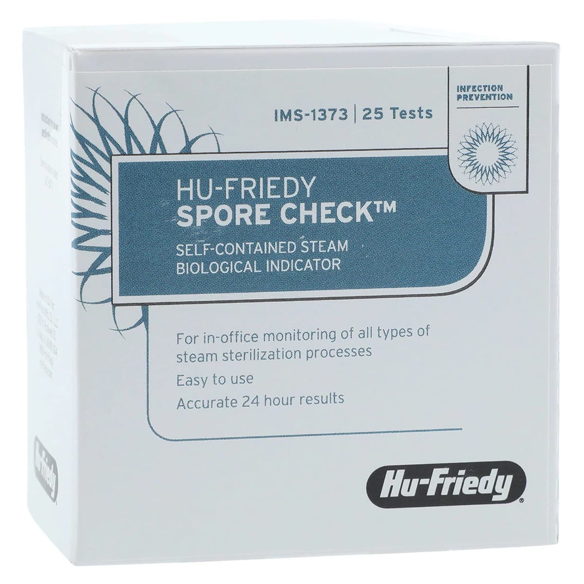 SporeCheck Self-Contained Steam Biological Indicator Vials, 24-Hour In-Office Spore Test, 25/Box, IMS-1373 - SporeCheck Biological Indicators - Image 1