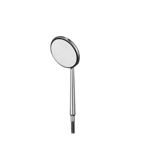 Hu-Friedy #5 Front Surface Cone Socket Mouth Mirror, Single-Sided, Rhodium-Coated, 12/Pk, MIR5/12 - Cone Socket Mouth Mirror, FS, Single-Sided, # 5 Rhodium-Coated, 12/Pk, MIR5/12 - Image 1