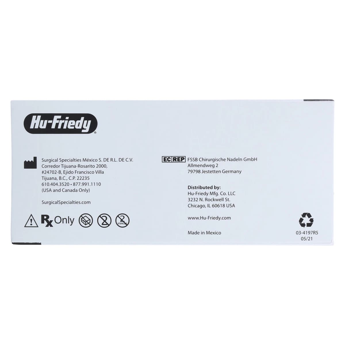 Hu-Friedy Perma Sharp PGA Absorbable Suture, 5-0, Undyed Braided, C-6 Reverse Cutting 3/8 Circle Needle, 27", 12/Box, PSN421V thumbnail 4