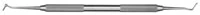 Hu-Friedy Plastic Filling Instrument Loesche Double-Ended #1 with #41 Round Handle - Plastic Filling Instruments - Loesche Double-Ended - 1 - #41 Round - Image 1