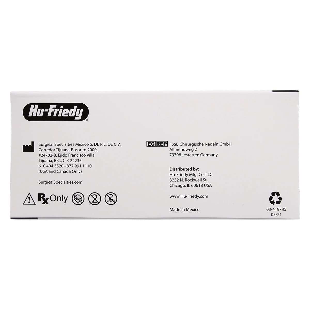 Hu-Friedy Perma Sharp Chromic Gut Absorbable Suture, 3-0, C-6 Reverse Cutting Needle, 3/8 Circle, 27", 12/Box, PSN636C thumbnail 4