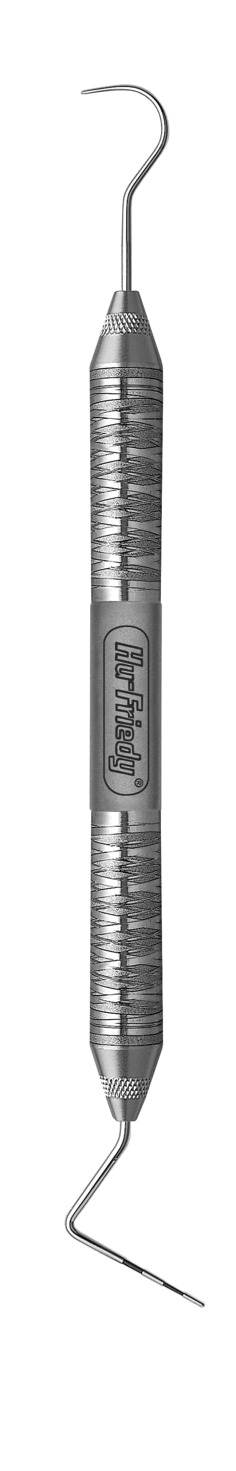 Hu-Friedy Expro 23/CP-12 Explorer/Probe, Double-Ended, #6 Satin Steel Handle, 3-6-9-12 mm, XP23/126 - Hu-Friedy Expro 23/CP-12 Explorer/Probe Satin Steel - Image 1