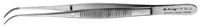 Hu-Friedy #32 Semkin-Taylor Tissue Pliers, Curved, Smooth, Non-Locking, 5" Overall Length, 1 Each - Tissue Pliers – 32 Semkin-Taylor, Curved - Tissue Pliers – 32 Semkin-Taylor, Curved - Image 1