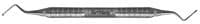 Hu-Friedy Hirschfeld File Scaler 3/7, Double-Ended, #6 Satin Steel Handle, FH3/76 - File Scalers 3/7 Hirschfeld File #6 Handle, FH3/76 - Image 1