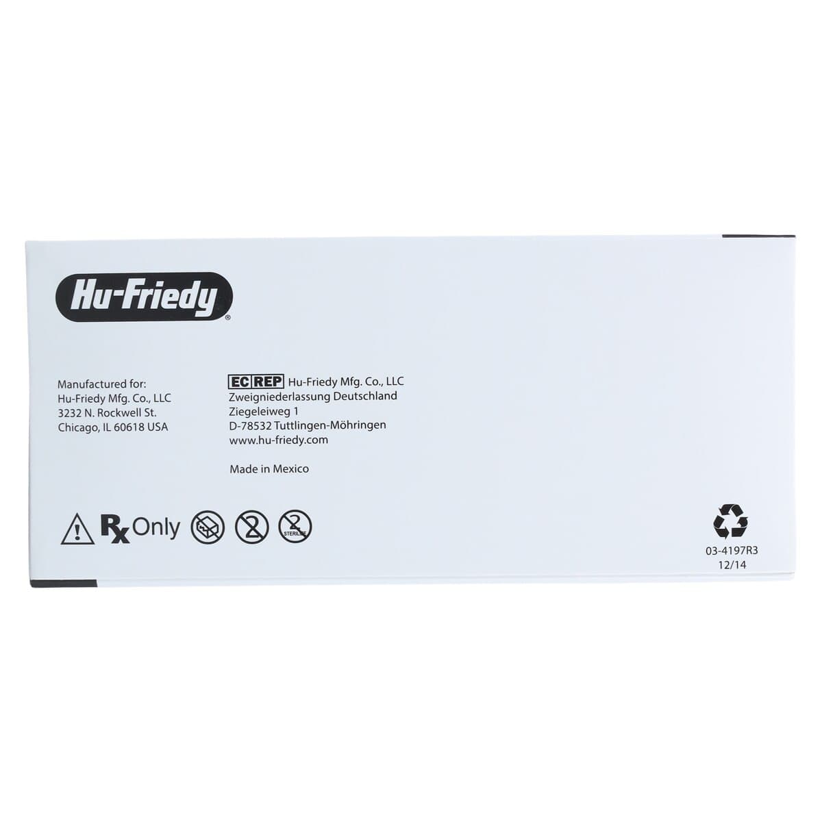 Hu-Friedy Perma Sharp Plain Gut Absorbable Suture, 5-0, C-19 Reverse Cutting 1/2 Circle Needle, 18 in, Undyed, 12/Box thumbnail 4