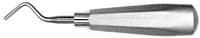 Hu-Friedy #39 Serrated Surgical Elevator, Single End, #510 Large Tapered Hexagon Handle, 135798 - Elevator 39 Serrated #510 Handle - Image 1