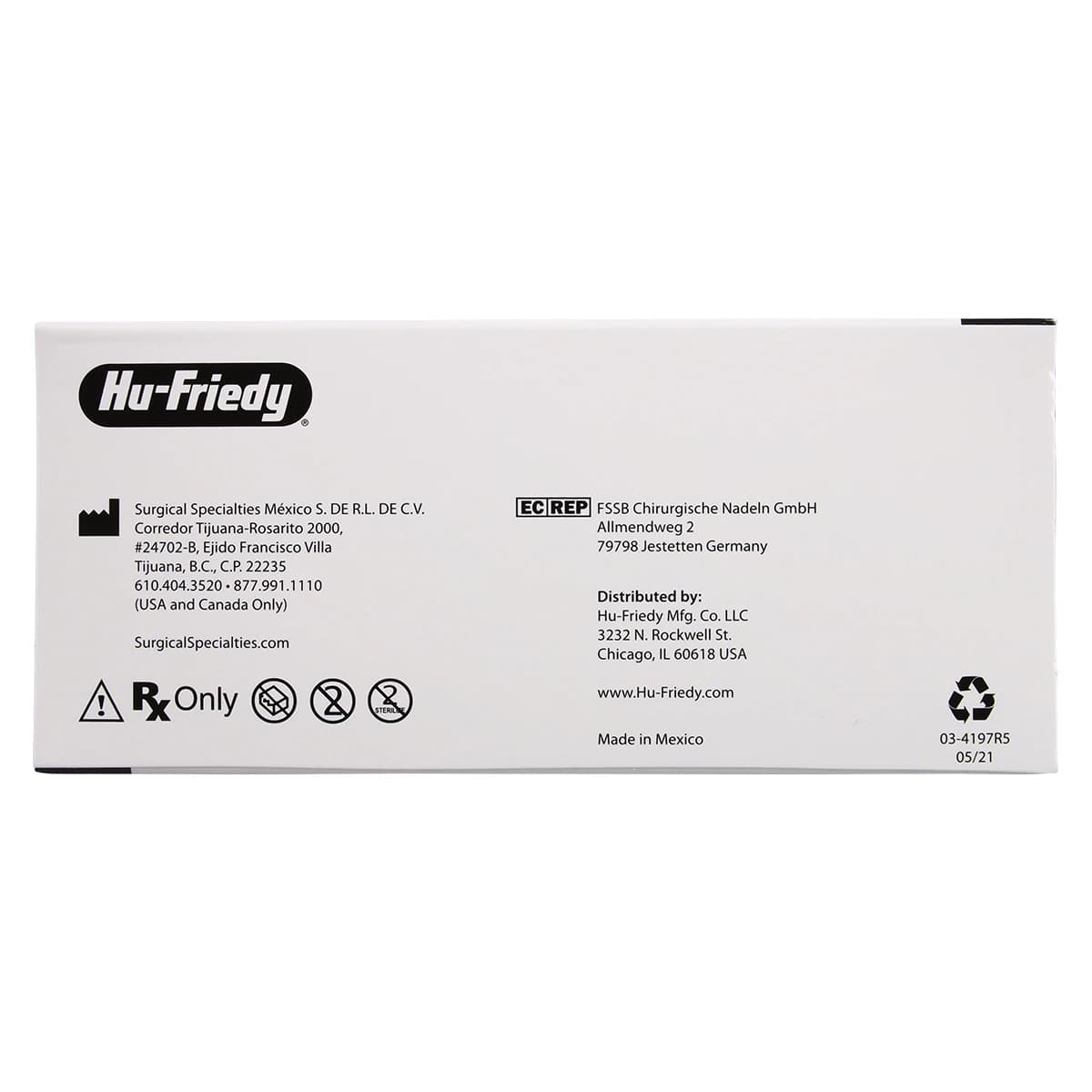 Hu-Friedy Perma Sharp Chromic Gut Absorbable Suture, 4-0, 27", C-6 Reverse Cutting 3/8 Circle Needle, 12/Box, PSN635C thumbnail 4
