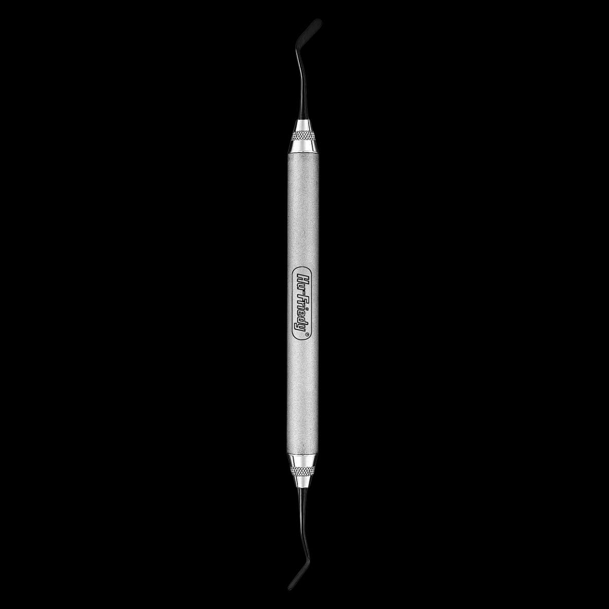 Hu-Friedy Goldstein Flexi-Thin Composite Instrument, Size 3, XTS Smooth Satin Steel Handle, Double-Ended, TNCIGFT3 - Composite Filling Instruments - Goldstein Flexi-Thin - 3 - XTS&reg; Smooth Satin Steel&reg; - Image 1
