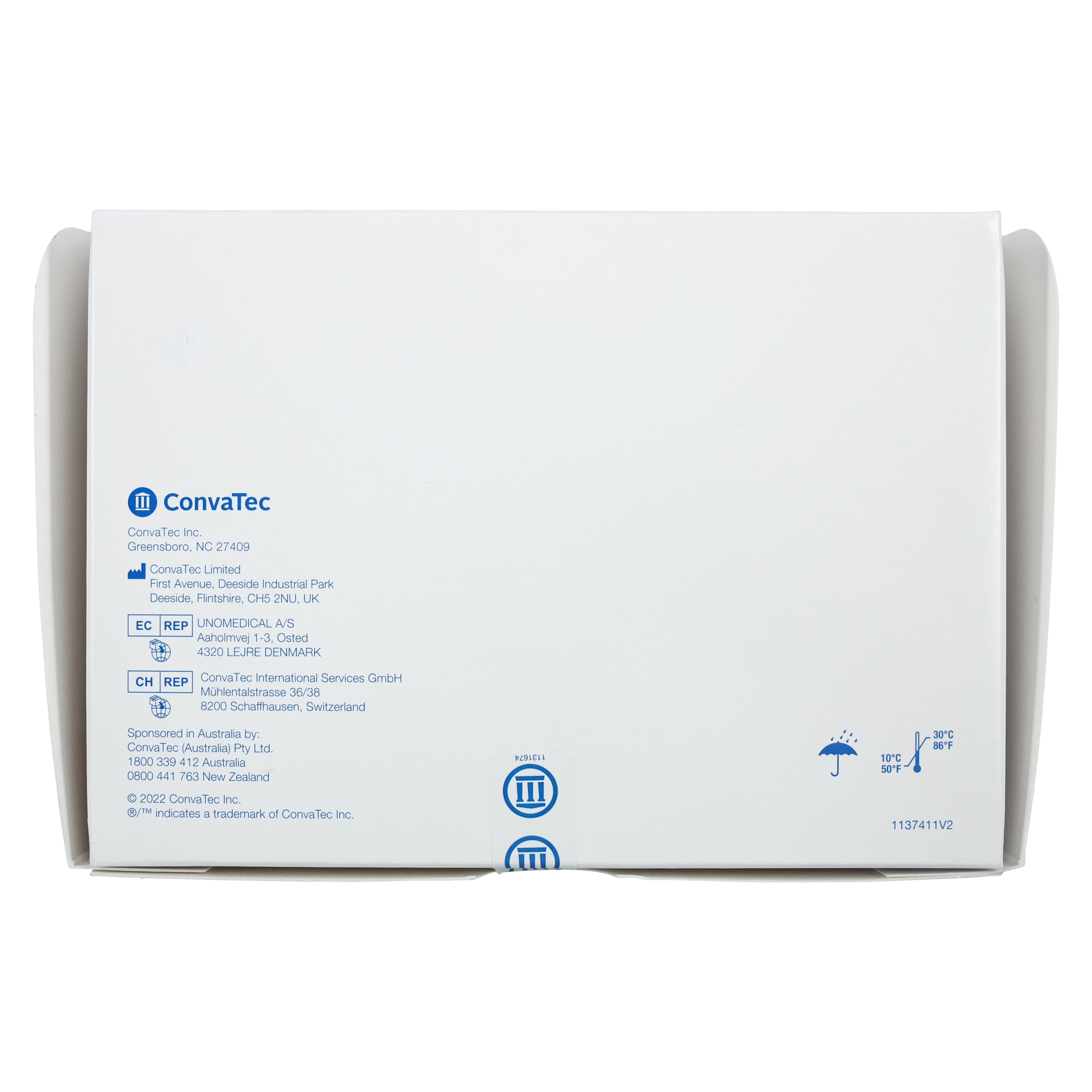 Convatec SUR-FIT Natura 2-Piece Ostomy Drain Pouch, 12" Opaque, 2-1/4" Flange, 10/Box thumbnail 4