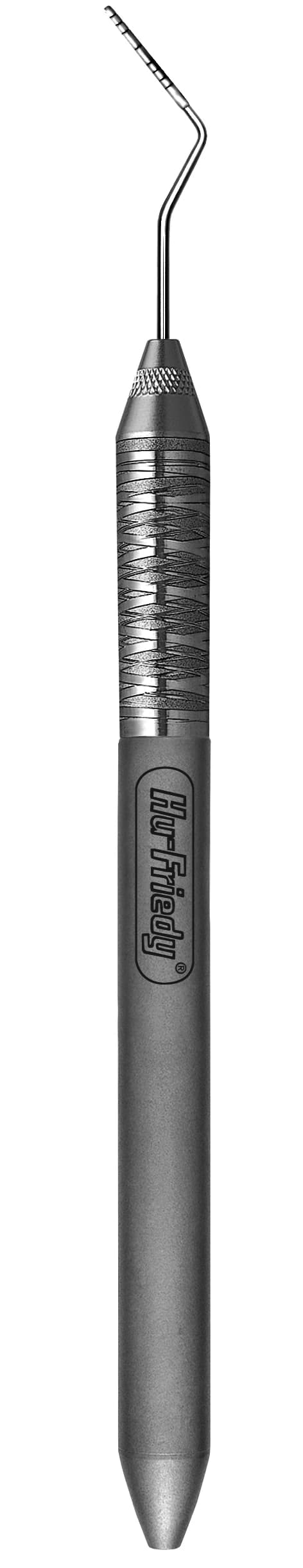 Hu-Friedy Goldman-Fox Single-End Periodontal Probe, Flat, 1-2-3-5-7-8-9-10 Markings, #6 Satin Steel Handle, PGF6 - Probes - Single-End - Goldman-Fox Flat (1-2-3-5-7-8-9-10) - #6 Satin Steel&reg; - Image 1