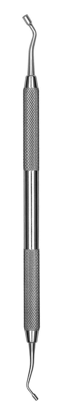 Hu-Friedy #1/2 Black Amalgam Plugger, Double End, Non-Serrated, #41 Round Handle, PLG1/2NS - Condensers/Pluggers – # 1/2, Black, Double End - Nonserrated, # 41 Round Handle - Image 1