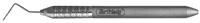 Hu-Friedy Qulix Color-Coded Periodontal Probe, Michigan O with Thin Williams Markings (1-2-3-5-7-8-9-10), Single End, #6 Satin Steel Handle, PQOW6 - Qulix&trade; Color-Coded Probes - Single-End - Thin Williams (1-2-3-5-7-8-9-10) - #6 Satin Steel&reg; - Image 1