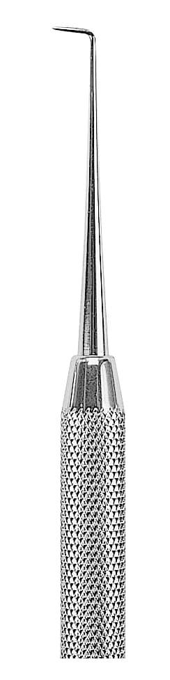 Hu-Friedy #6 Abou-Rass Endo Explorer, Single End, #41 Round Handle, Stainless Steel - #6 Abou-Rass Explorer - Image 1