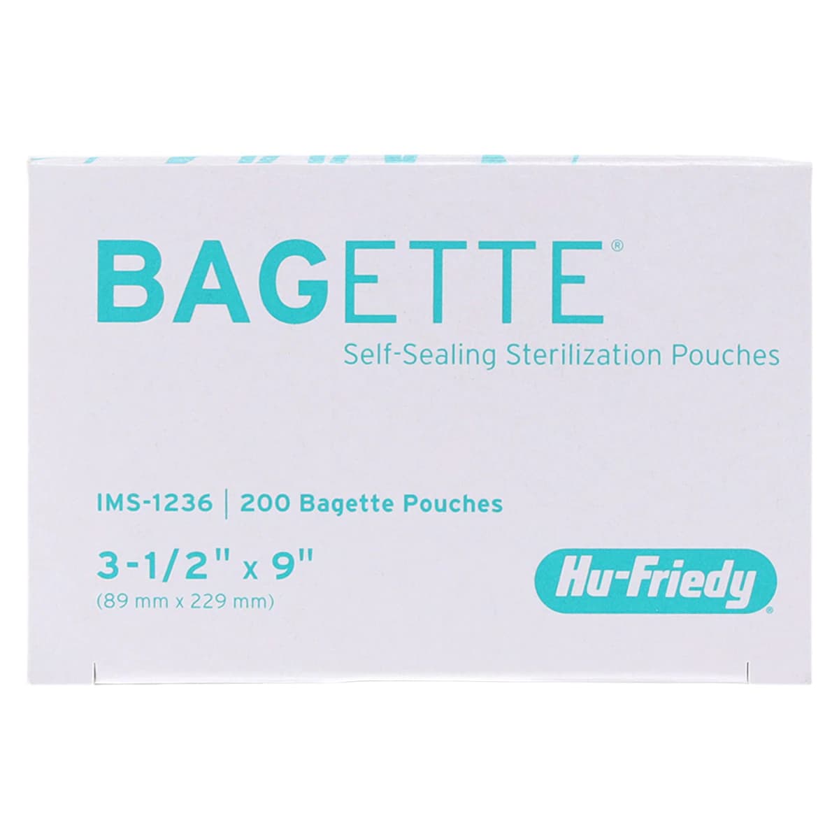 Bagette Self-Sealing Sterilization Pouches, 3-1/2" x 9", Blue, 200/Box, IMS-1236 thumbnail 3