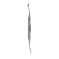 Hu-Friedy Miller-Colburn Bone File, #1X, Cross-Cut, Double-End, #6 Satin Steel Handle, 1/Pk, BF1X6 - Surgical Bone File, Miller-Colburn Cross-Cut, # 6 Satin Steel Handle, # 1X, 1/Pk, BF1X6 - Image 1