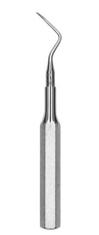 Root Tip Pick 2 West Apical #6 Satin Steel Handle, EW26 - Root Tip Picks - West Apical - 2 - #6 Satin Steel&reg; - Image 1