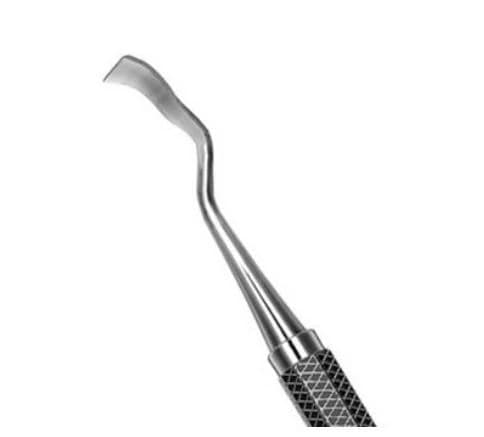 Hu-Friedy P24G/13KL Modified Palacci Back-Action Chisel, #6, Short Handle, Satin Steel - Hu-Friedy - P24G/13KL Modified Palacci - #6 Satin Steel S - Image 1