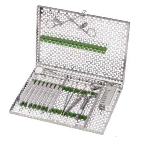 Hu-Friedy IMS Infinity Series 16-Instrument Large Cassette, Gray, 11" x 8" x 1.25", IMN4161 - Hu-Friedy IMS Infinity Series 16-Instrument Large Cassette - Image 1