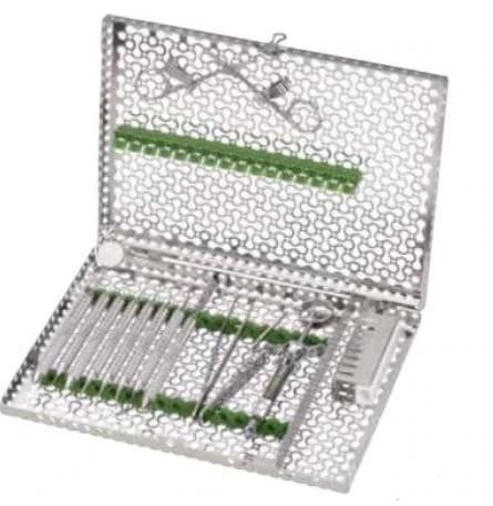 Hu-Friedy IMS Infinity Series 10-Instrument Small Cassette, White, IMN5102 - IMS Infinity Cassette 10 Inst White, IMN5102 - Image 1