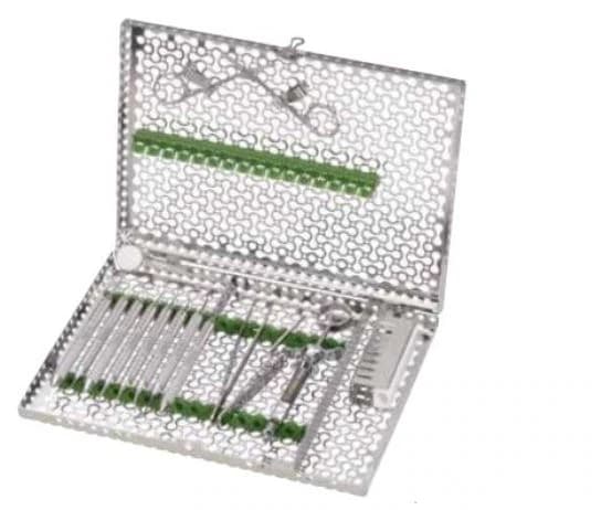 Hu-Friedy IMS Infinity Series Signa-Stat 12-Instrument Cassette, Black, 10.5" x 1.25" x 6.5", IMN8127 - IMS® Infinity Series™ Cassettes – 12-Instrument Signa Stat Cassette, 10.5" x 1.25" x 6.5" - Black - Image 1