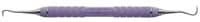 Hu-Friedy EverEdge 2.0 H5/33 Jacquette Sickle Scaler, Double End, Resin 8 Colors Purple Handle, SH5/33C8E2 - Resin 8 Colors Scalers & Curettes - H5/33 Jacquette Scaler - Purple - Image 1