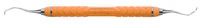 Hu-Friedy EverEdge 2.0 Gracey Curette 15/16, Double-Ended, Resin 8 Colors Orange Handle, SG15/16C8E2 - Resin 8 Colors Scalers & Curettes - 15/16 Gracey - Orange - Image 1
