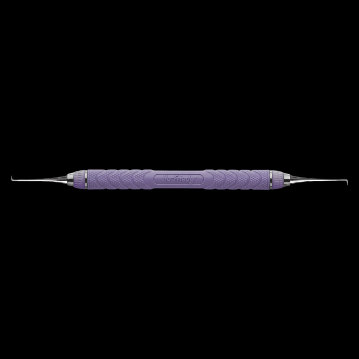Hu-Friedy EverEdge 2.0 0/00 Morse Double-End Sickle Scaler, Resin 8 Colors Purple Handle, 1 Each, 379735 - Resin 8 Colors Scalers & Curettes - 0/00 Morse Scaler - Purple - Image 1