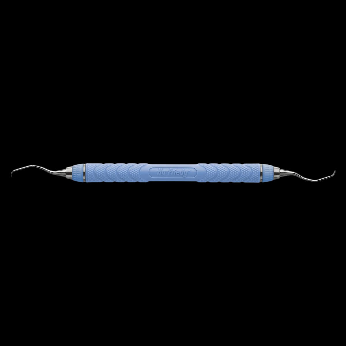 Hu-Friedy Gracey Mini-Five 13/14 Curette, Resin 8 Colors Handle, Blue, EverEdge 2.0, Double-Ended, 1 Each - Resin 8 Colors Scalers & Curettes - 13/14 Gracey Mini-Five&reg; - Blue - Image 1