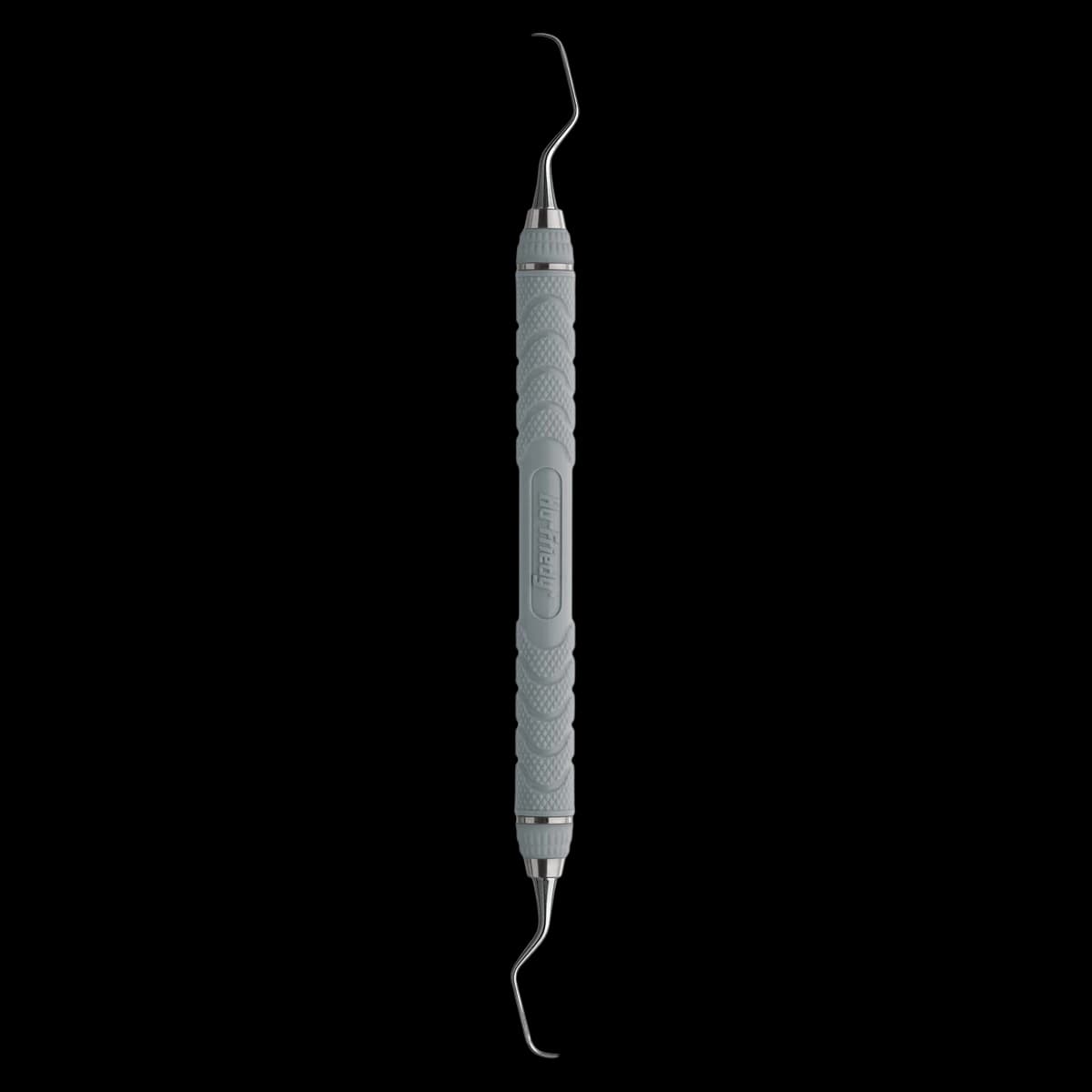 Hu-Friedy 3/4 After Five Gracey Curette, Resin 8 Colors Handle, Grey, EverEdge 2.0, Double-Ended, 1 Each (Part No. 550337) - Resin 8 Colors Scalers & Curettes - 3/4 Gracey After-Five&reg; - Grey - Image 1
