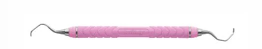 Hu-Friedy 17/18 Langer Universal Curette, Double End, EverEdge 2.0, Resin 8 Colors Handle, Lavender, #8, 1 Each - Resin 8 Colors Scalers & Curettes - 17/18 Langer Curette - Lavender - Image 1