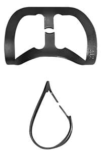 Hu-Friedy Black Line Rubber Dam Clamp #212, Wingless, Anterior, RDCM212X - Clamp, Rubber Dam #212, Black Line - Image 1