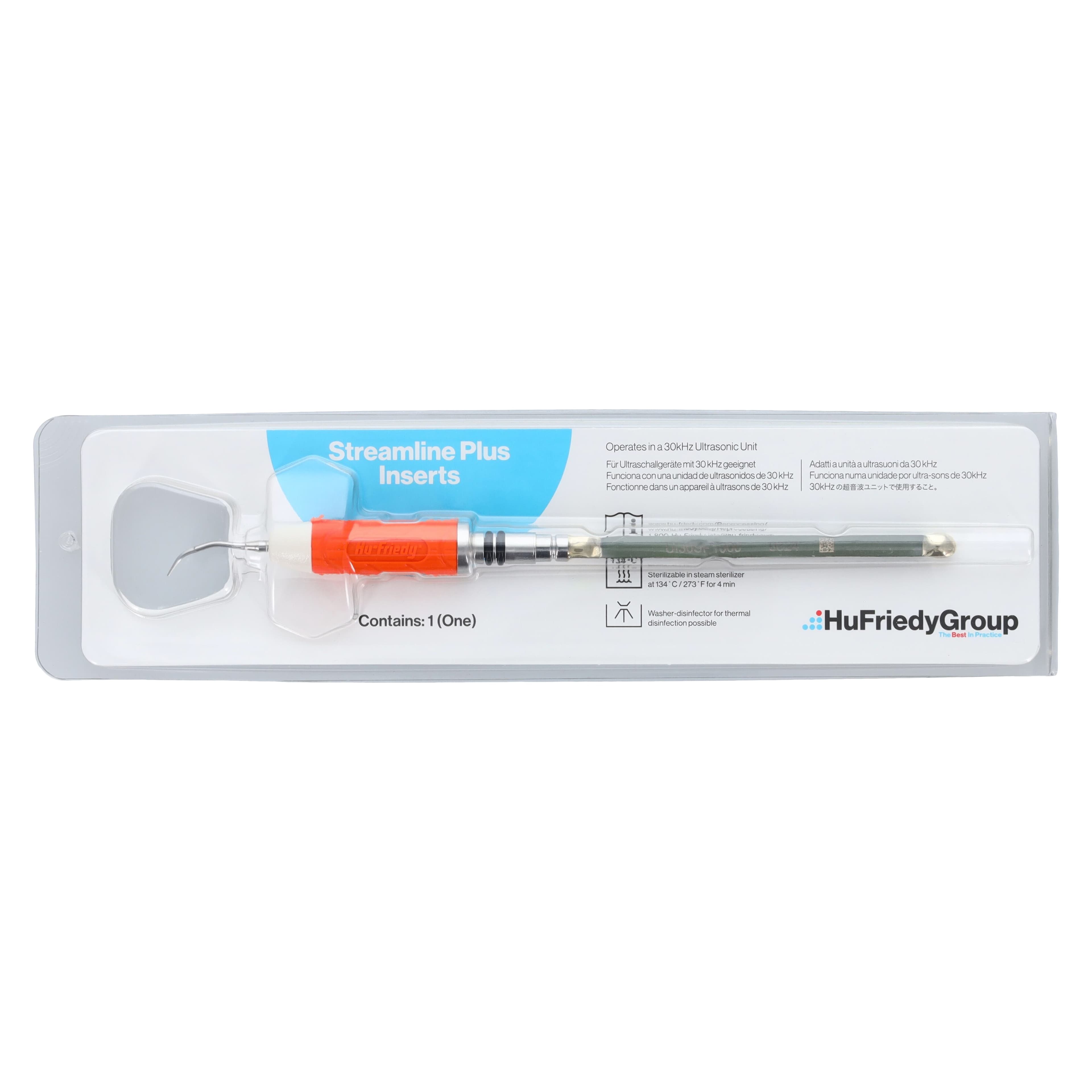 Hu-Friedy Streamline PLUS Ultrasonic Insert #1000 Triple Bend, 30 kHz, Silicone Grip, UI30SP1000 thumbnail 5