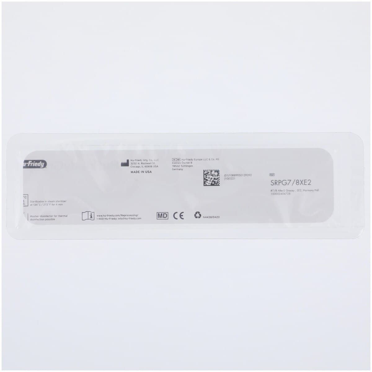 Hu-Friedy After Five® Gracey Curette 7/8, Harmony™ Handle, EverEdge 2.0, Double End, SRPG7/8XE2 thumbnail 2