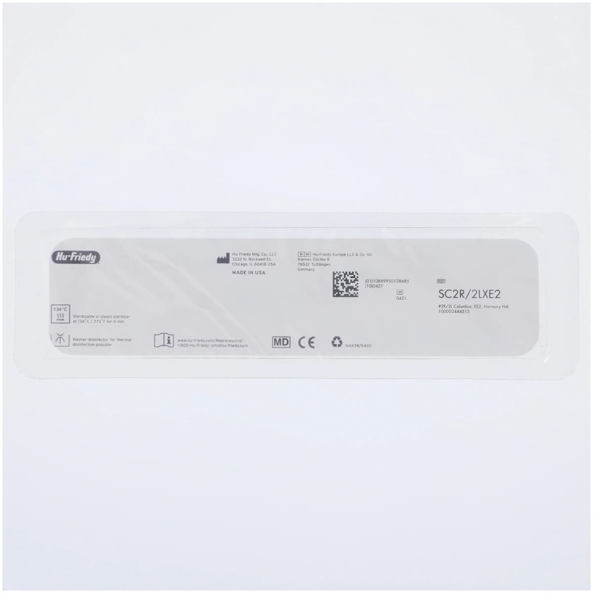2R/2L Columbia Curette EverEdge 2 Harmony Handle, Double End, Stainless Steel, SC2R/2LXE2 thumbnail 2