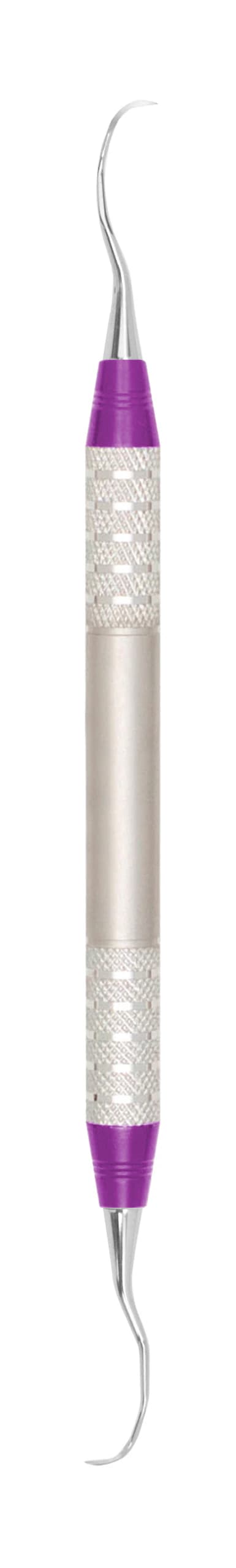 Gracey 13-14 Curette, Double End, D-Lite Handle #6, 440A Stainless Steel, Each - Gracey 13-14 Curette D-Lite Handle - Image 1