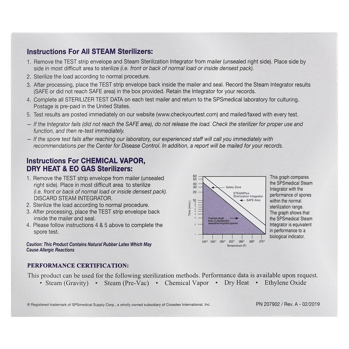 PassPort Plus Sterilizer Monitoring Service, Mail-In Biological Indicator Test Kit, 12/Box, PP-012 thumbnail 5