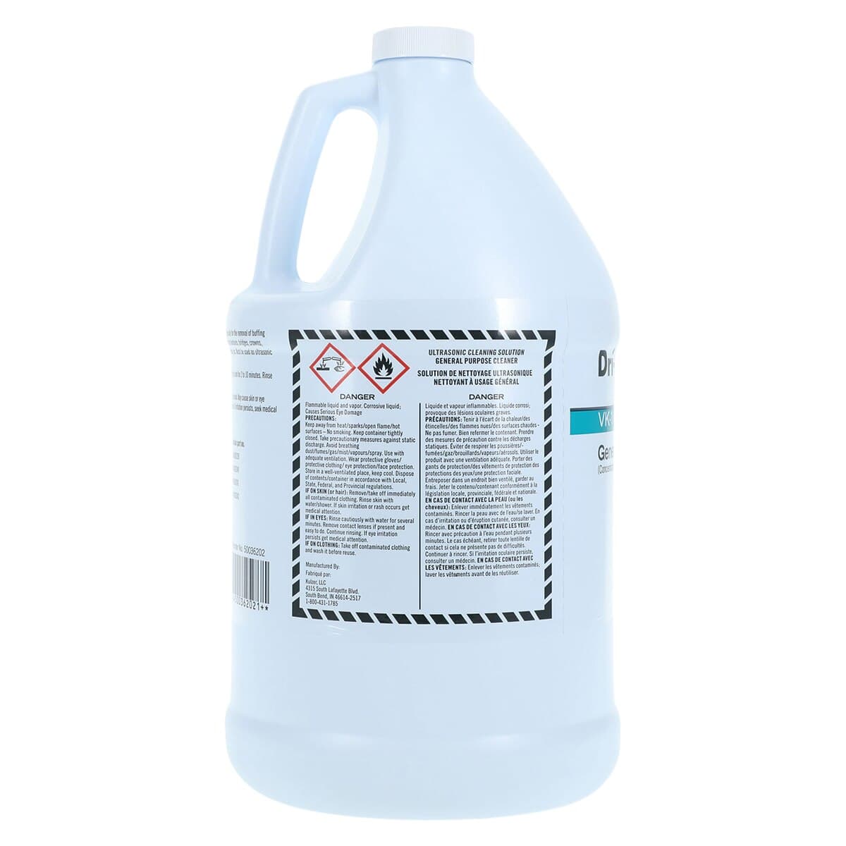 Dri-Clave VK-1 General Purpose Ultrasonic Cleaner, Non-Ammoniated, 10:1 Concentrate, 1 Gallon Bottle, 50036202 thumbnail 5