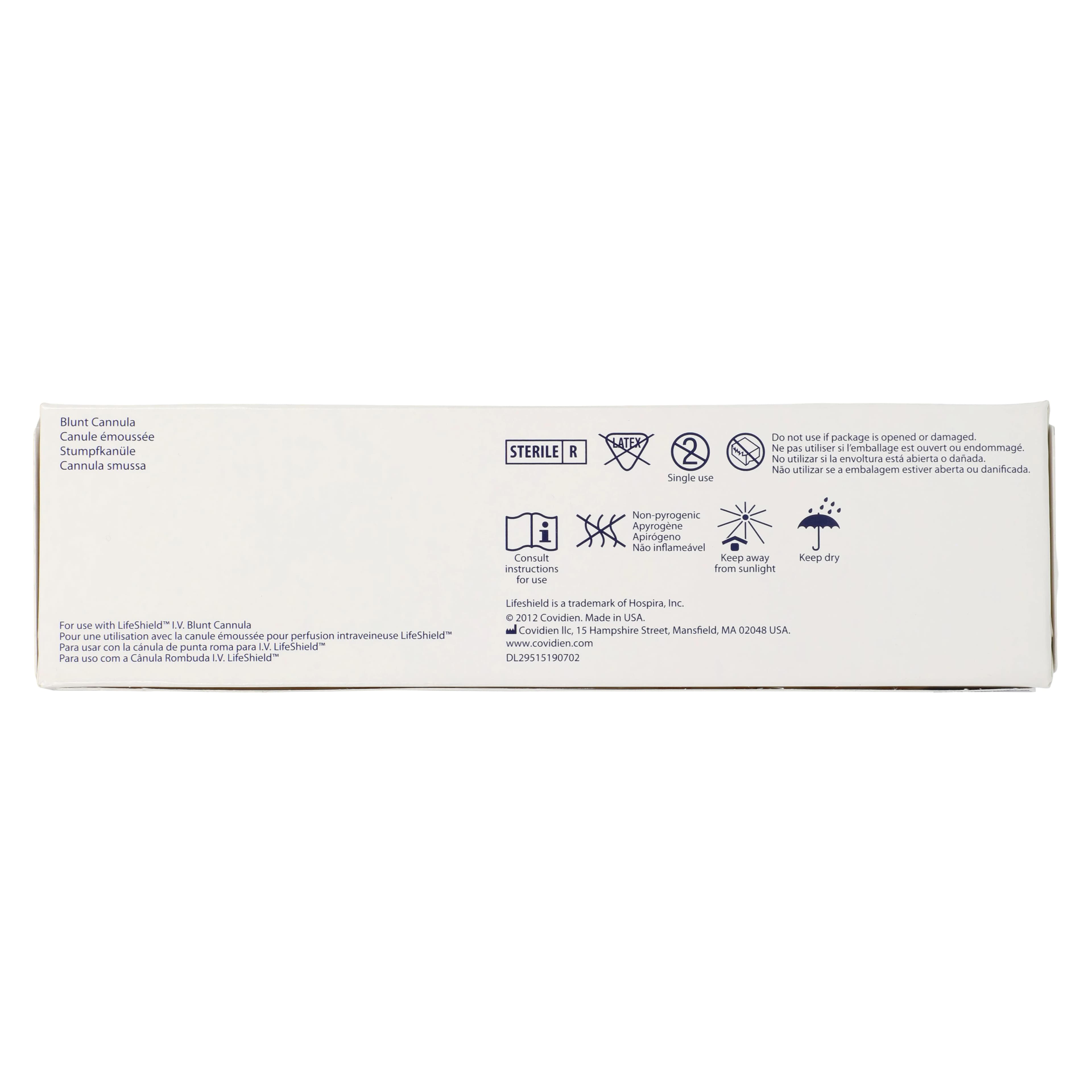 Monoject Blunt Cannula, 18 Gauge, Sterile, 1", Not Made With Natural Rubber Latex, 100/Box, 8881202017 thumbnail 5