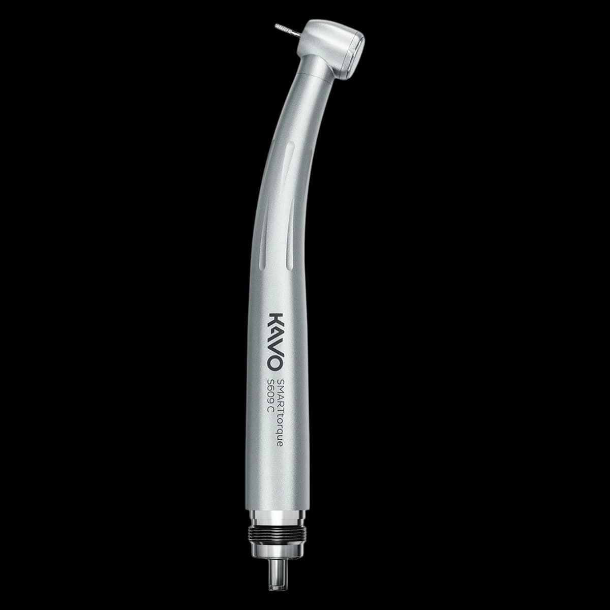 KaVo SMARTtorque S609 C High Speed Air Handpiece, Contra Angle, Push Button Autochuck, Standard Head, No Light, 4-Port Spray, 4-Hole Connection, 1008.1644 - SMARTtorque® High Speed Air Handpieces – Contra Angle, Push Button Autochuck - S609 C, Standard Head, No Light, 4 Spray, 4 Hole - Image 1