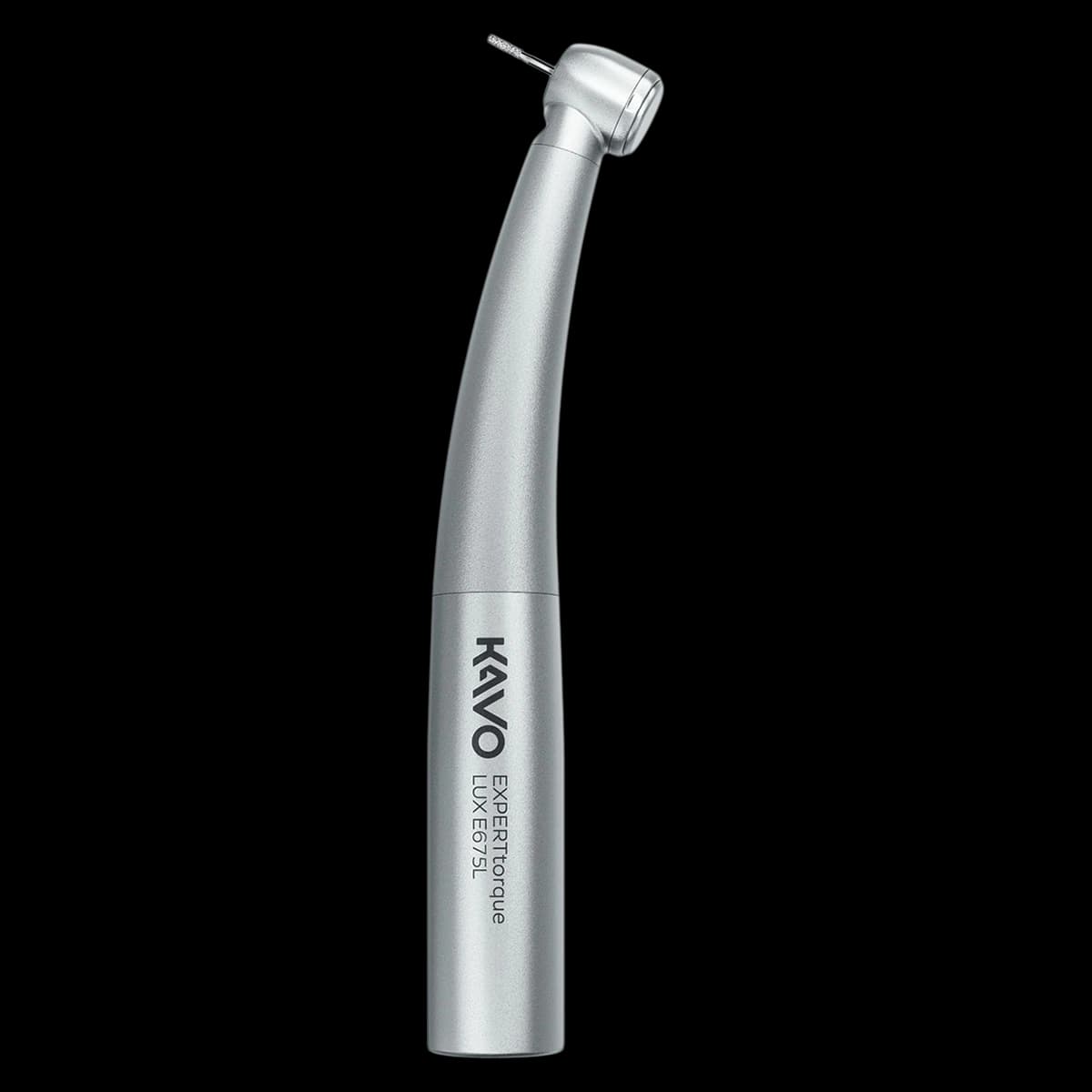 KaVo EXPERTtorque Mini LUX E675 L High-Speed Air-Driven Contra Angle Handpiece, Push-Button Autochuck, 3-Port Spray, Cellular Optic, 15W, 1.006.6400 - EXPERTtorque High-Speed Handpieces - Mini - E675 L - Image 1