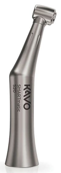 KaVo SMARTmatic S20 Restorative Contra Angle Handpiece, Latch Type, 1:1, 40,000 RPM, Connects to E-Style, 1.011.6750 - SMARTmatic S20 Restorative Contra Angle (Latch Type) 1:1 - Connects to E-Style - Image 1