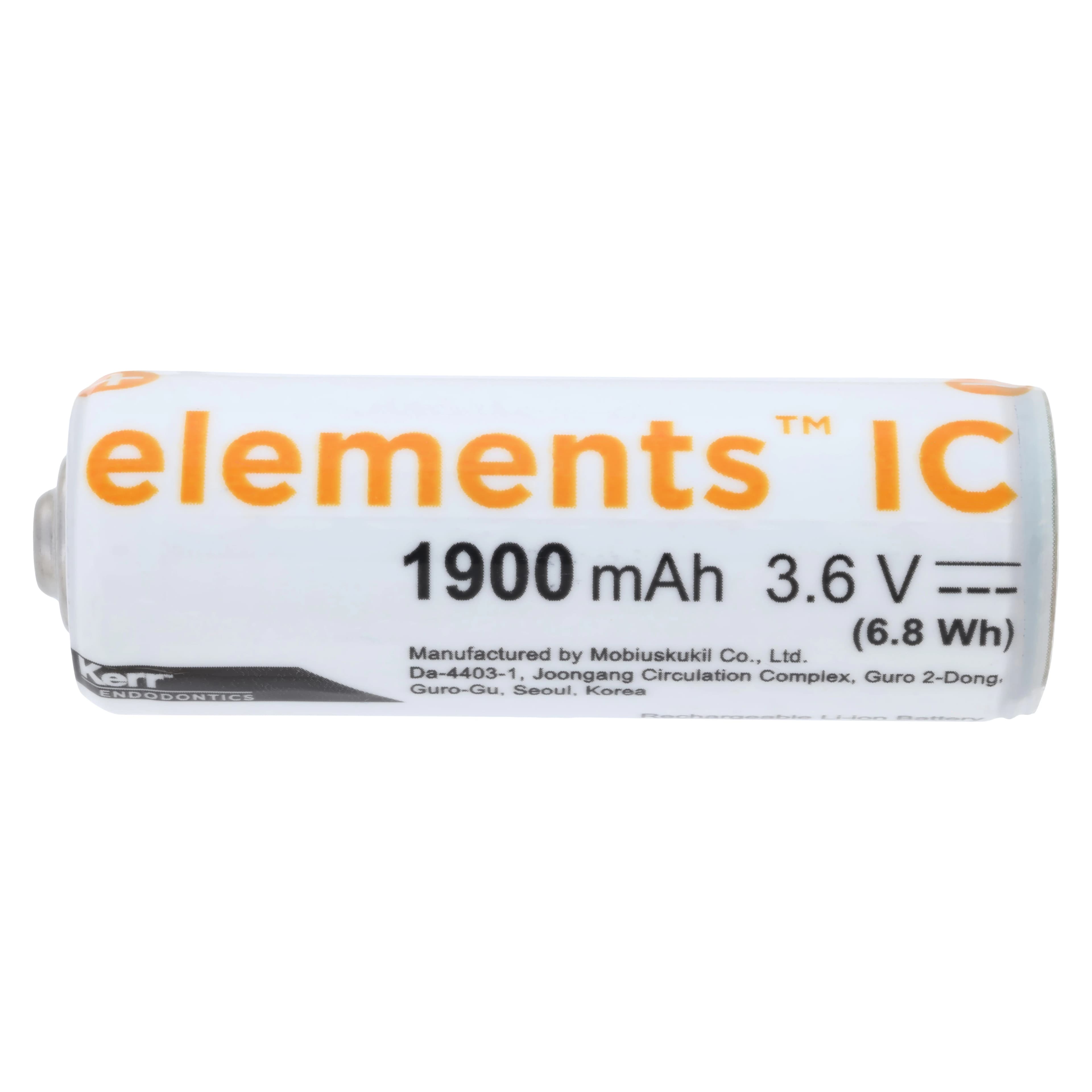 Kerr Elements IC Li-Ion Battery, 1900 mAh, 3.6 V, 1/Pk, 973-0620 thumbnail 2