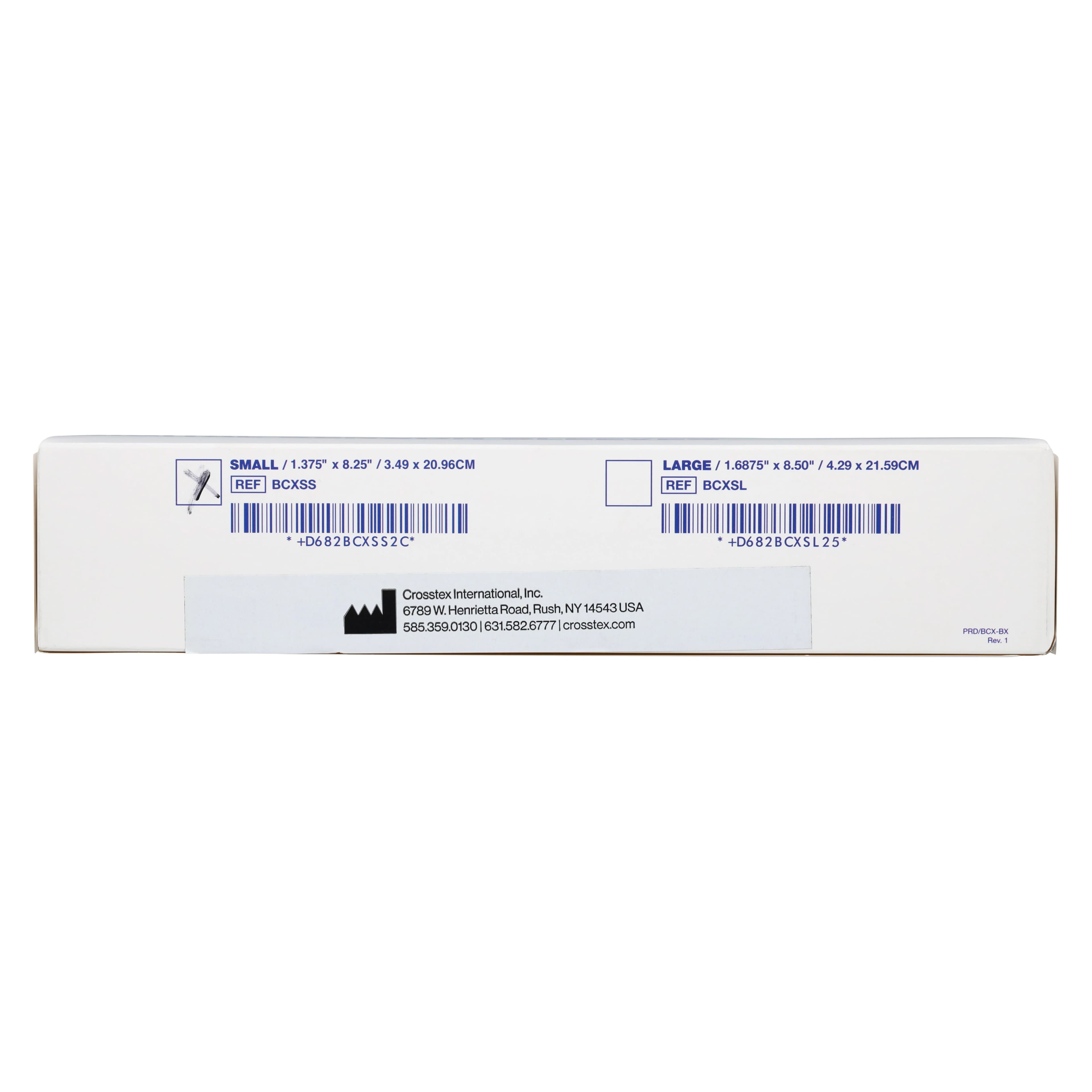 Crosstex Digital X-Ray Sensor Sleeves, Small, Clear Polyethylene, 1.375" x 8.25", 500/Box, BCXSS thumbnail 4