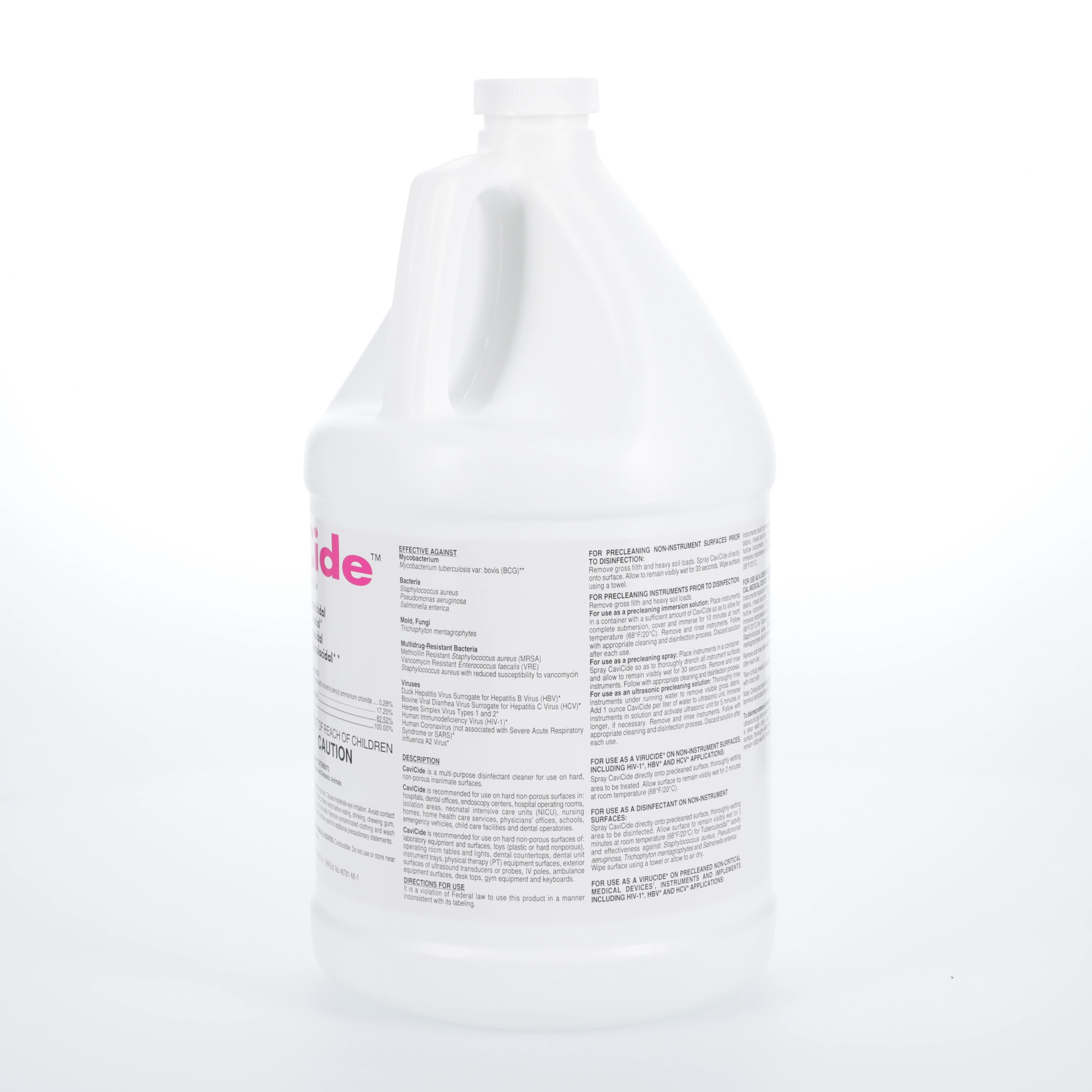CaviCide Surface Disinfectant & Decontaminant Cleaner, 1 Gallon Bottle, Metrex thumbnail 2