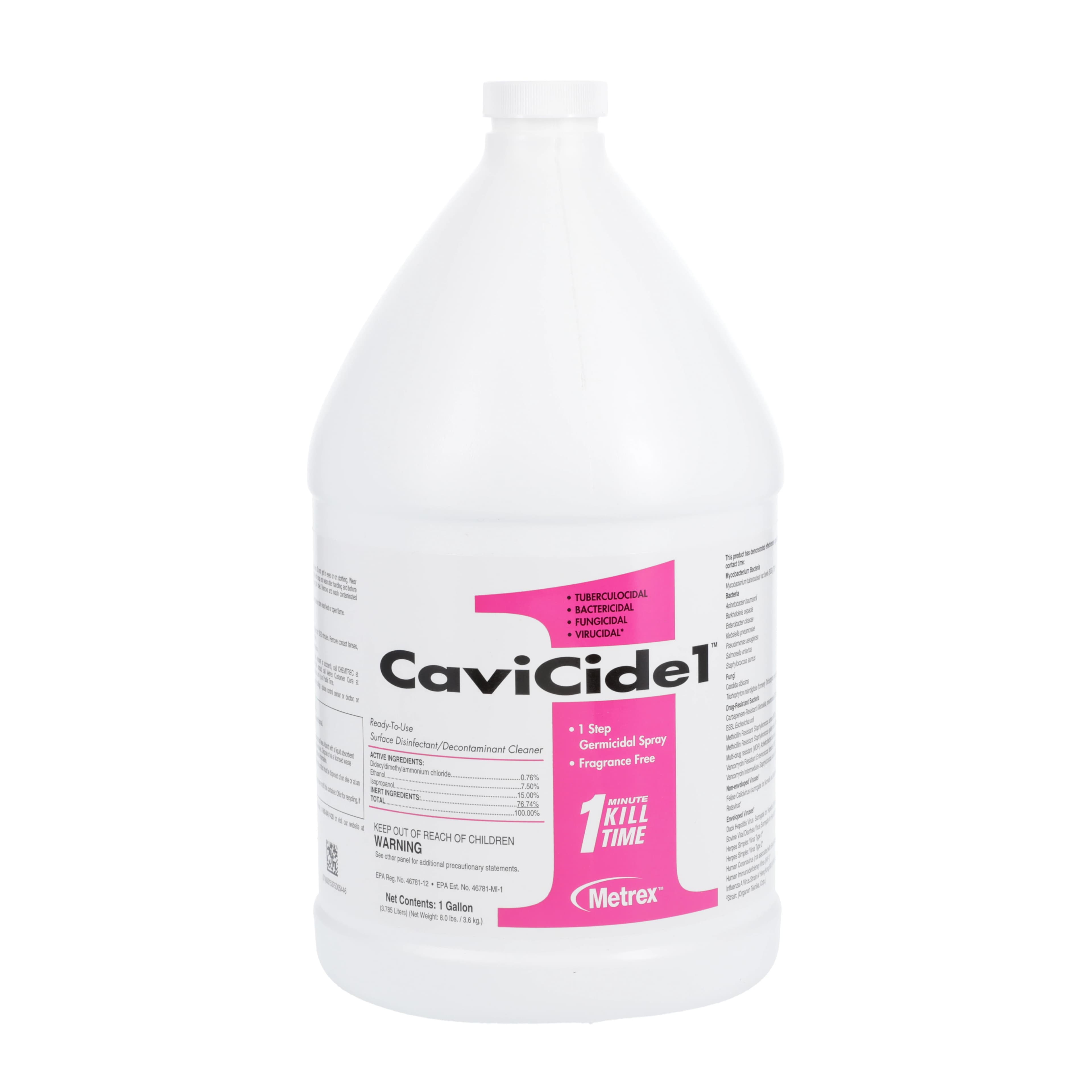 CaviCide1™ Multi-Purpose Surface Disinfectant & Decontaminant, 1 Gallon Bottle, EPA 46781-12 - CaviCide1™ Gallon - Image 1