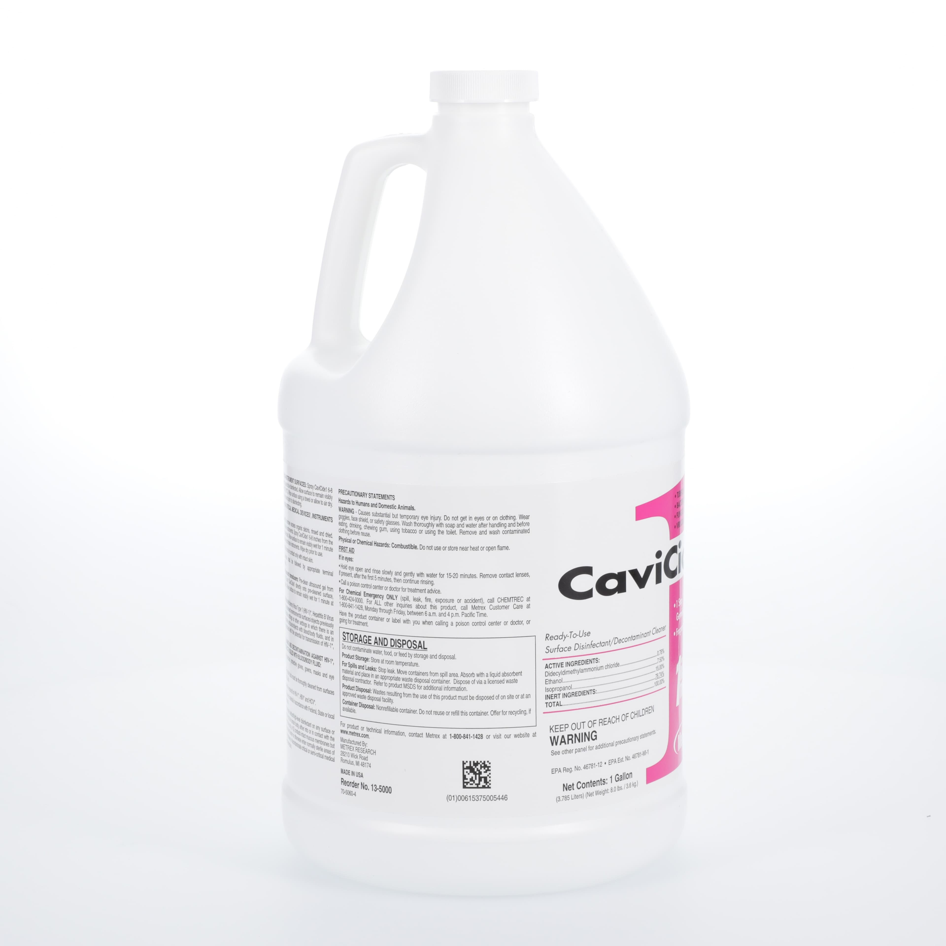 CaviCide1™ Multi-Purpose Surface Disinfectant & Decontaminant, 1 Gallon Bottle, EPA 46781-12 thumbnail 4