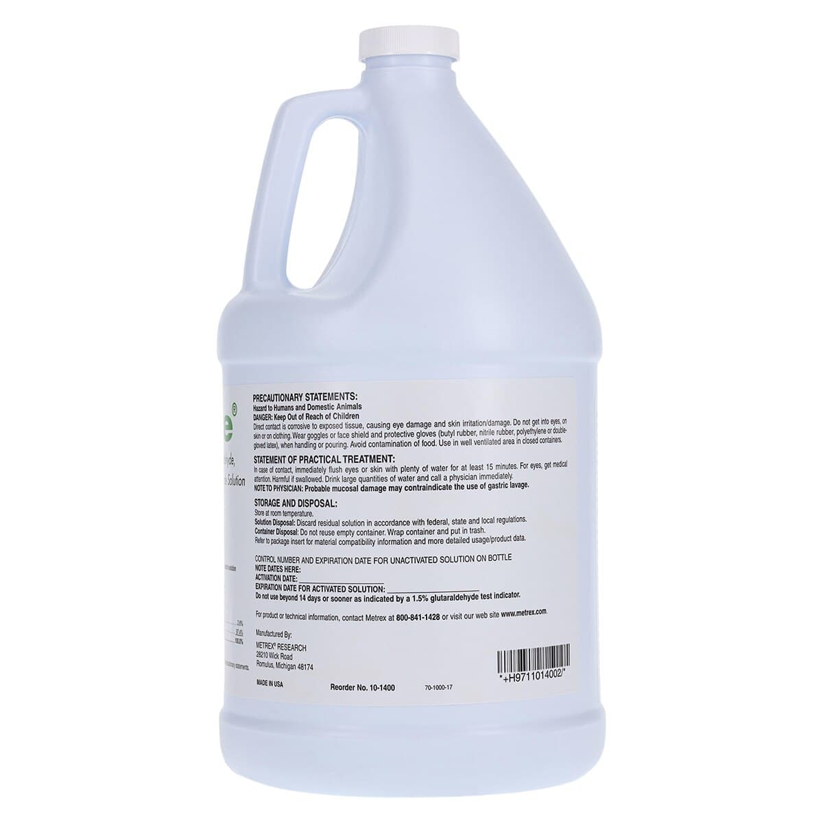MetriCide 14-Day High-Level Disinfectant & Sterilant, 2.6% Buffered Glutaraldehyde, 1 Gallon, with Activator thumbnail 3